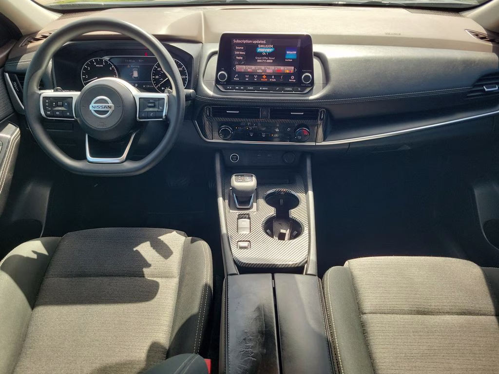 2021 Super Black Nissan Rogue S FWD SUV
