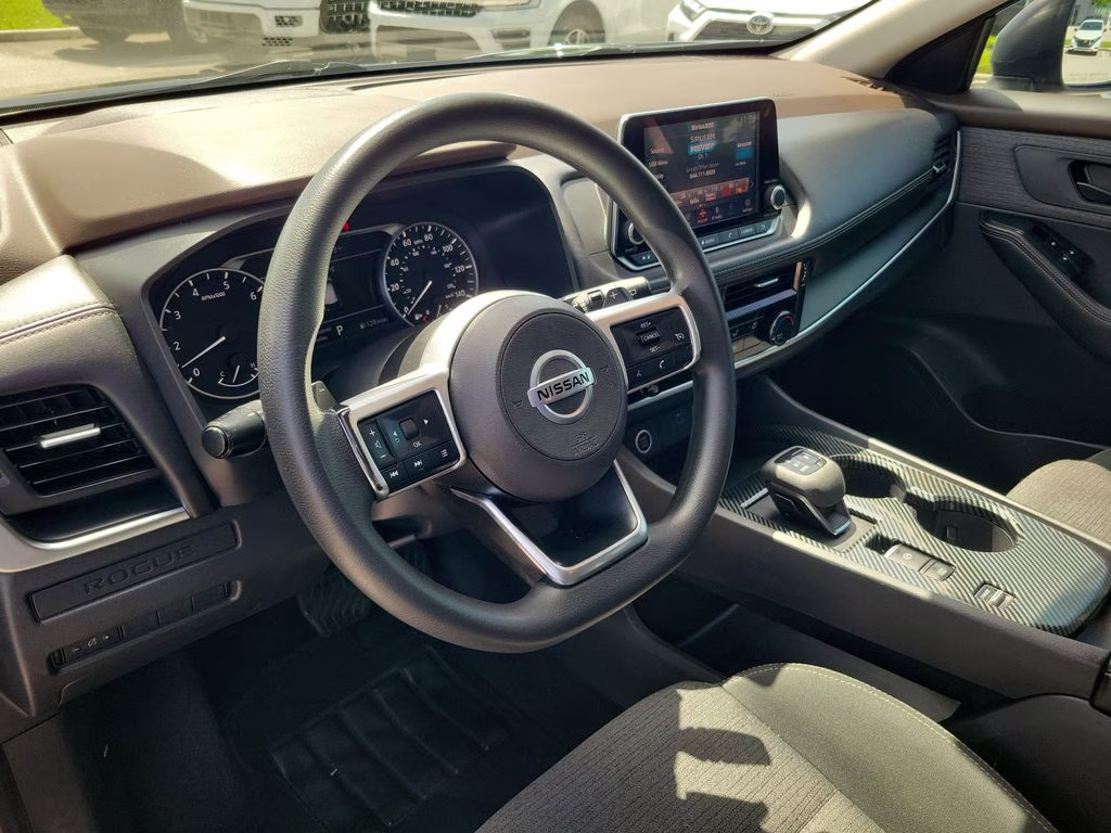 2021 Super Black Nissan Rogue S FWD SUV