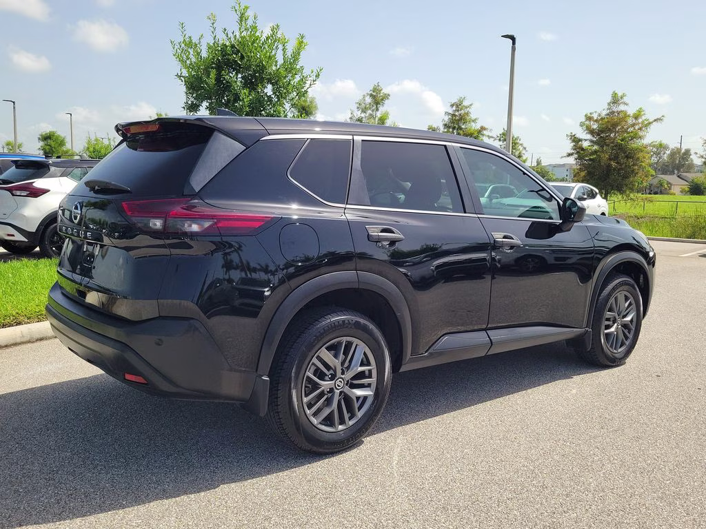 2021 Super Black Nissan Rogue S FWD SUV