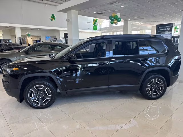 2026 Diamond Black Crystal Pearlcoat Jeep Cherokee Limited 4X4 SUV