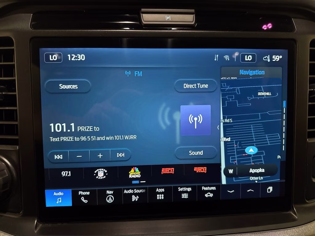 2025 Blue Metallic Ford F-150 Lariat 4X4 Truck