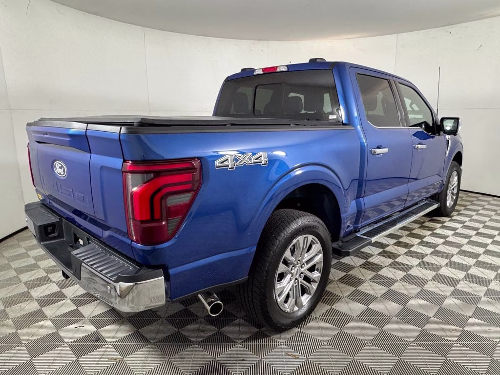 2025 Blue Metallic Ford F-150 Lariat 4X4 Truck