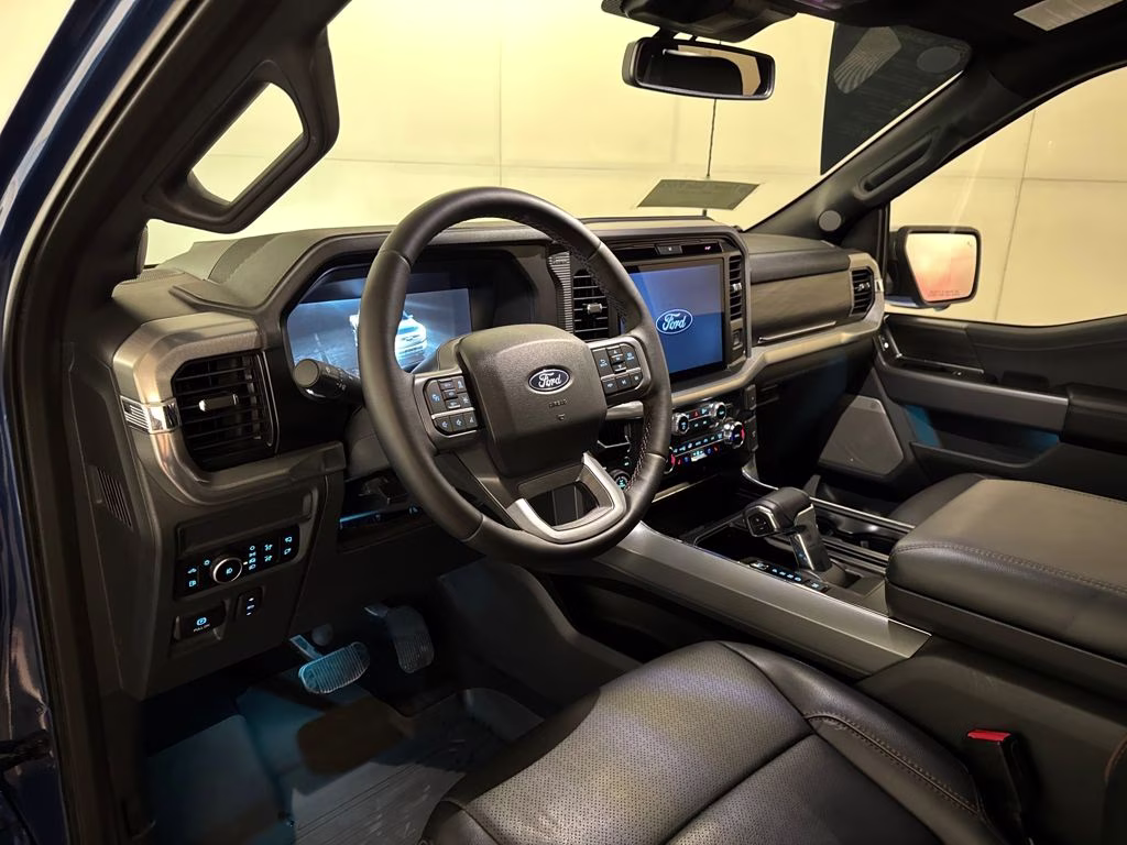 2025 Blue Metallic Ford F-150 Lariat 4X4 Truck