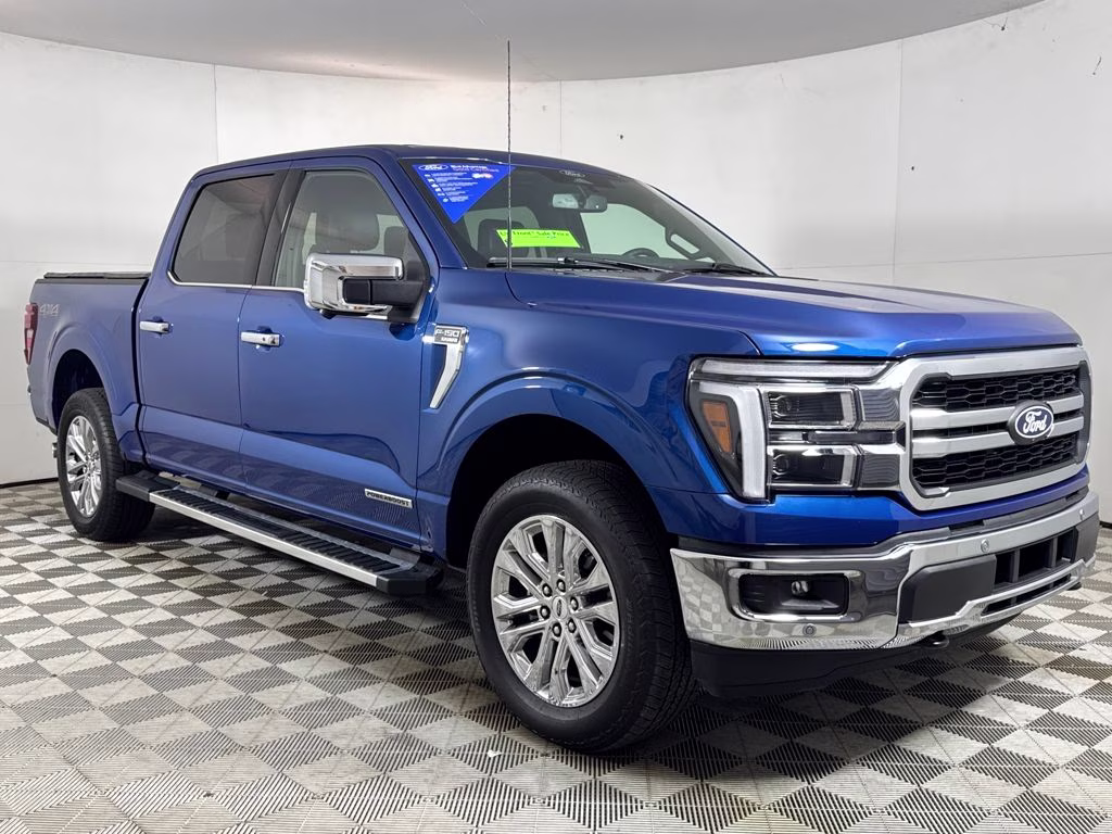2025 Blue Metallic Ford F-150 Lariat 4X4 Truck