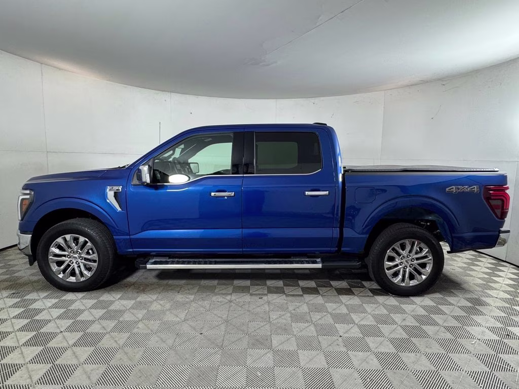 2025 Blue Metallic Ford F-150 Lariat 4X4 Truck