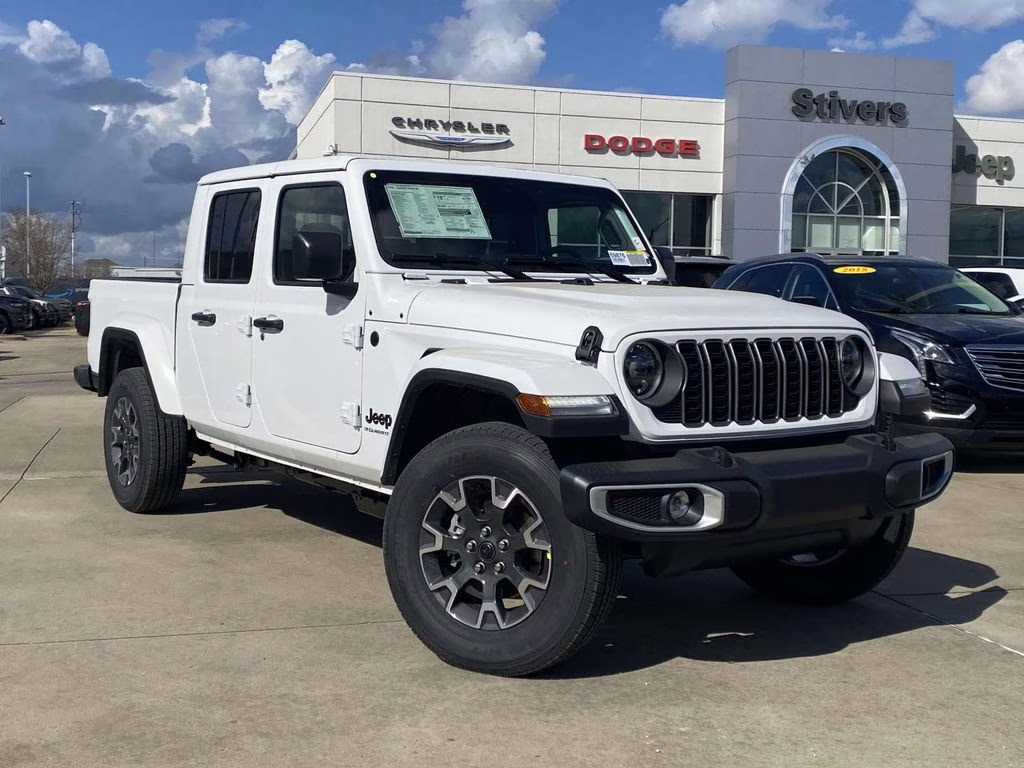 2026 Bright White Clearcoat Jeep Gladiator Sahara 4X4 Truck