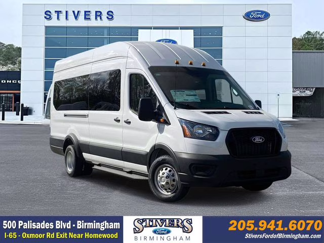 2026 Oxford White Ford Transit Cargo Van XL RWD Crossover