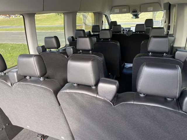 2026 Oxford White Ford Transit Cargo Van XL RWD Crossover