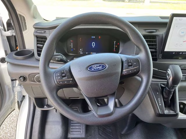 2026 Oxford White Ford Transit Cargo Van XL RWD Crossover