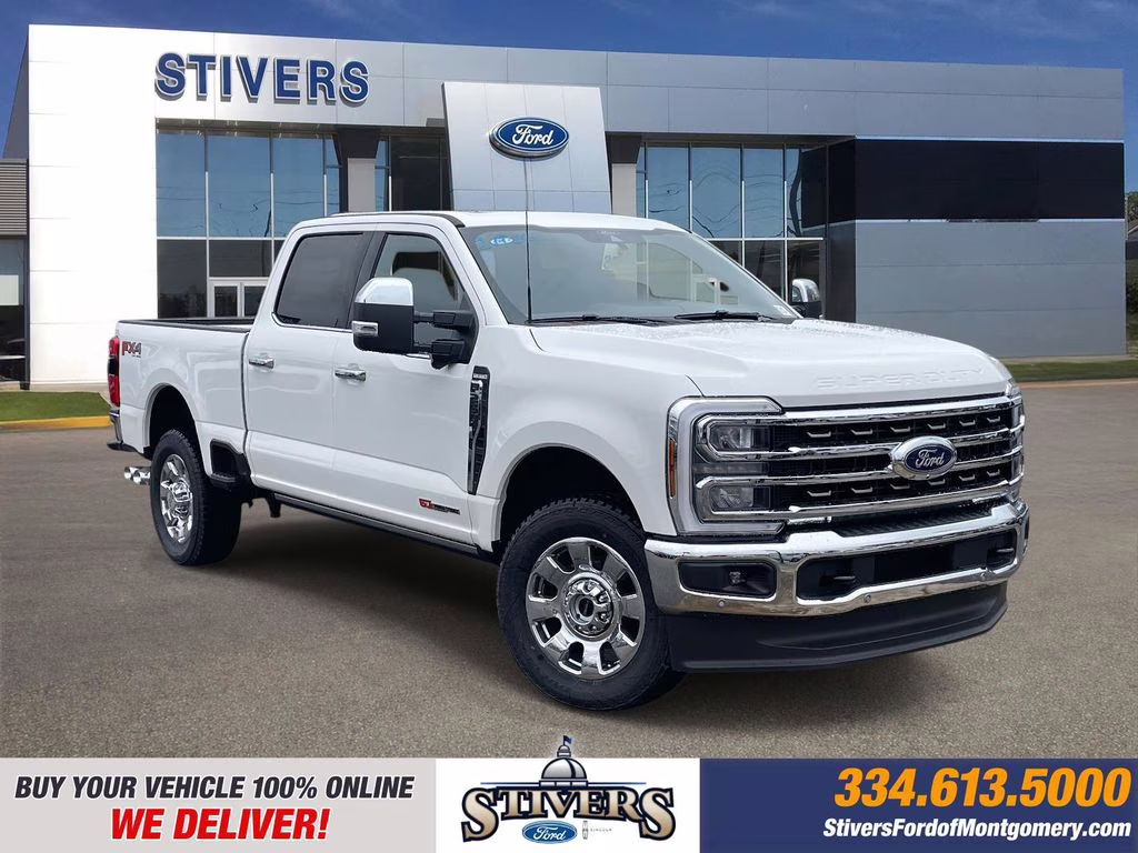 2026 Star White Metallic Tri-Coat Ford Super Duty F-250 SRW King Ranch 4X4 Truck