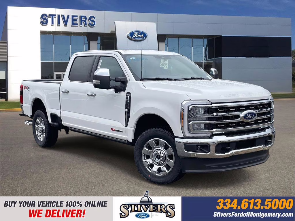 2026 Star White Metallic Tri-Coat Ford Super Duty F-250 SRW King Ranch 4X4 Truck