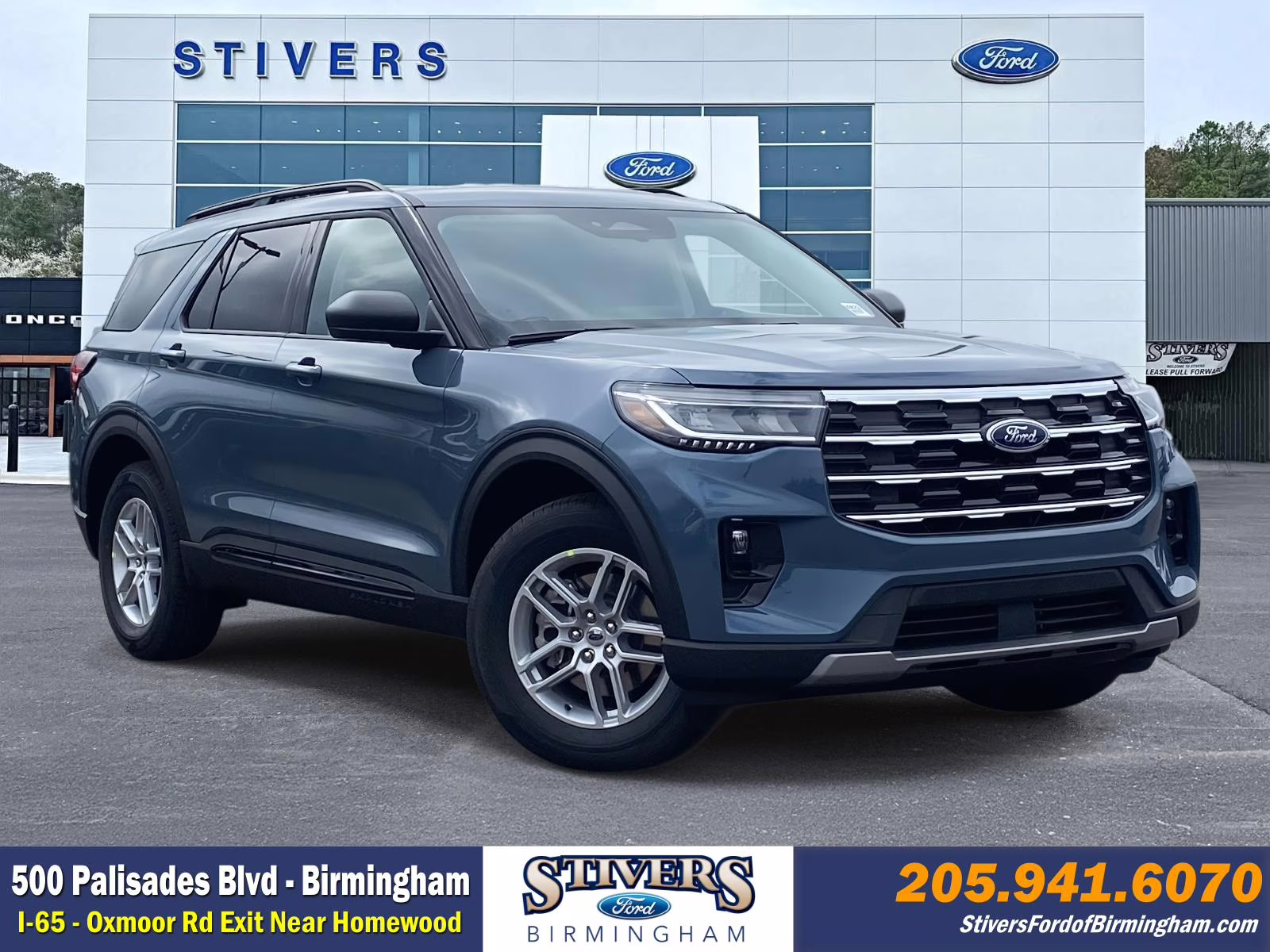 2026 Vapor Blue Ford Explorer Active RWD SUV