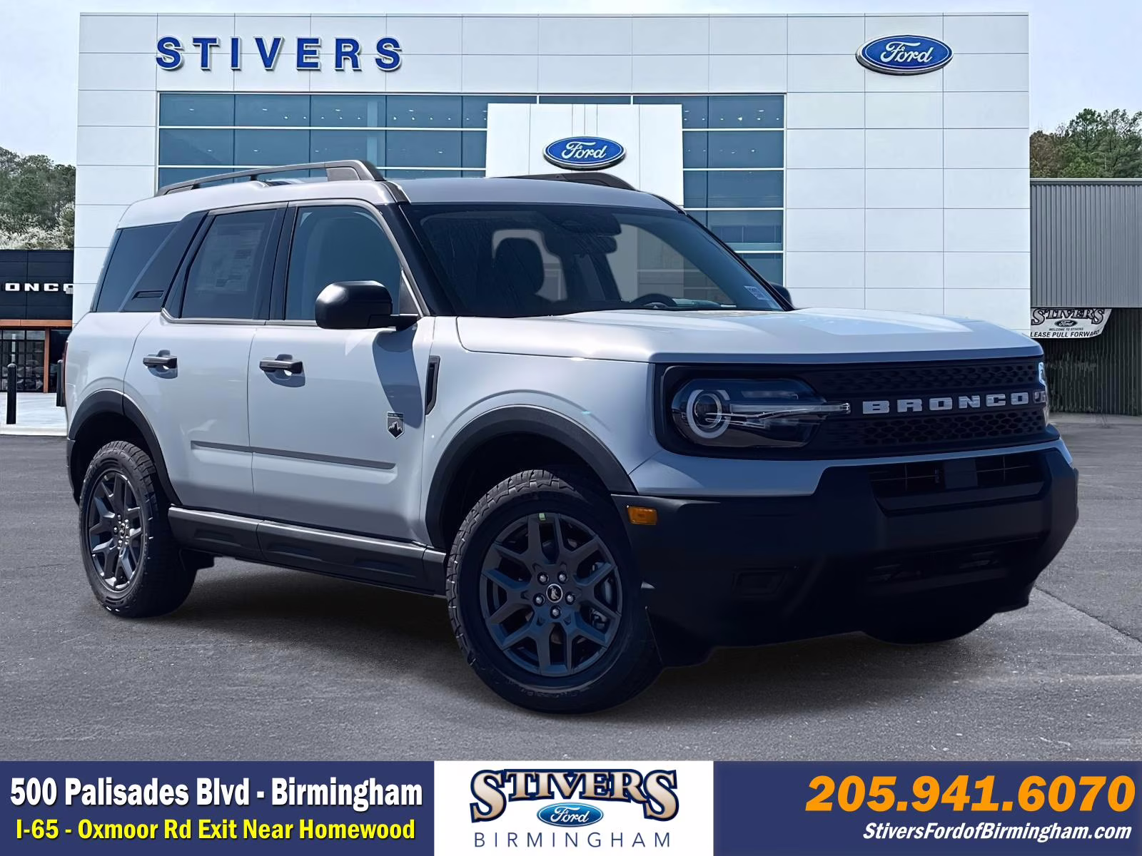 2026 White Metallic Ford Bronco Sport Big Bend 4X4 SUV