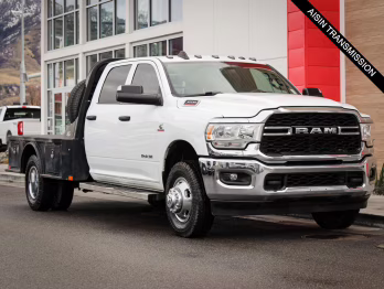 2022 Bright White Clearcoat Ram 3500 Chassis Cab Tradesman 4X4 Truck