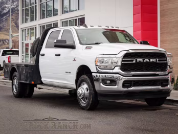 2022 Bright White Clearcoat Ram 3500 Tradesman 4X4 Truck