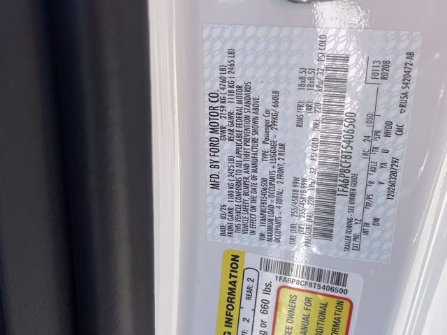 2026 Oxford White Ford Mustang GT RWD Coupe