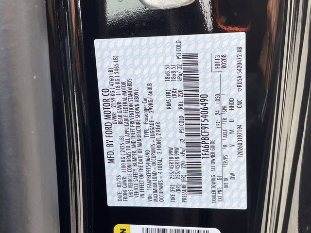 2026 Shadow Black Ford Mustang GT RWD Coupe