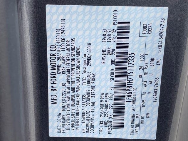 2026 Carbonized Gray Metallic Ford Mustang EcoBoost RWD Coupe