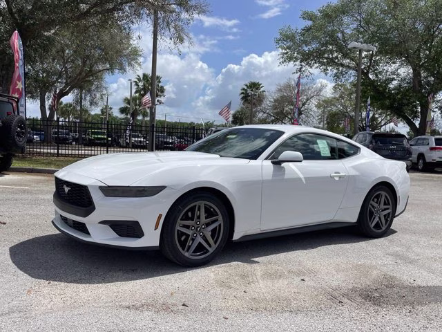 2026 Oxford White Ford Mustang EcoBoost RWD Coupe