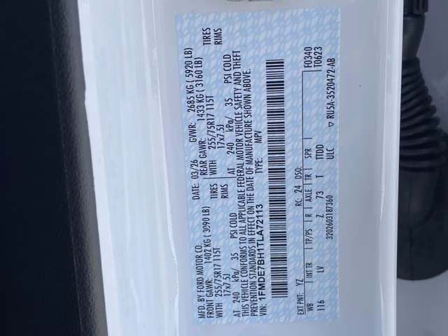 2026 Oxford White Ford Bronco Big Bend 4X4 Convertible