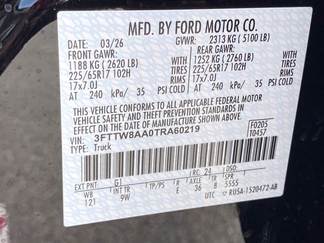 2026 Shadow Black Ford Maverick XL FWD Truck