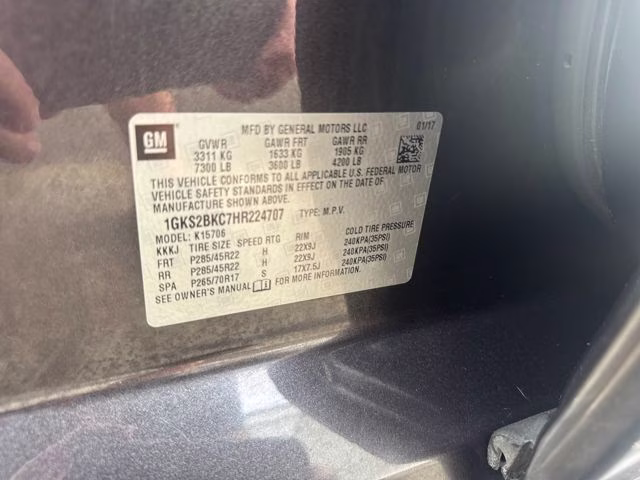 2017 Iridium Metallic GMC Yukon SLT 4X4 SUV