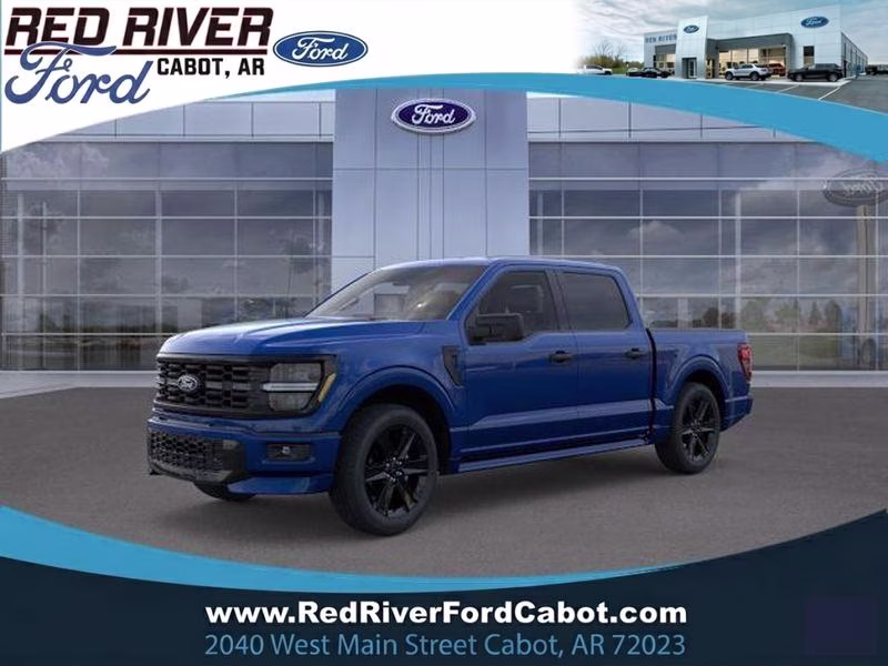 2026 Argon Blue Metallic Ford F-150 STX 4X4 Truck