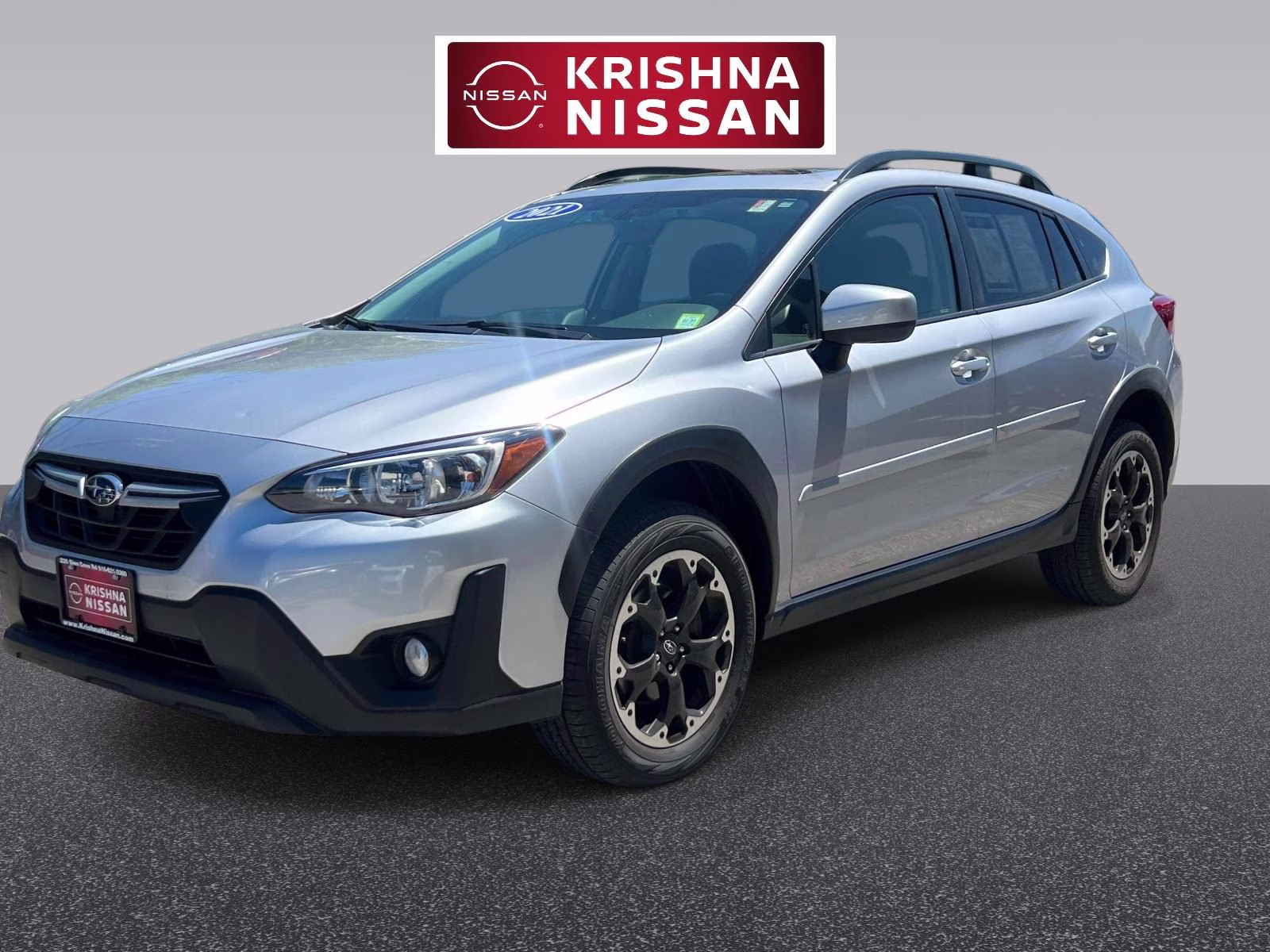 2021 Silver Subaru Crosstrek Premium AWD SUV