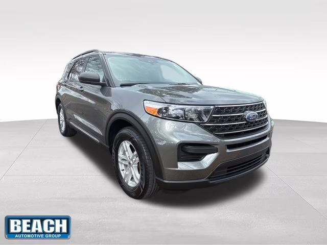 2022 Gray Metallic Ford Explorer XLT RWD SUV