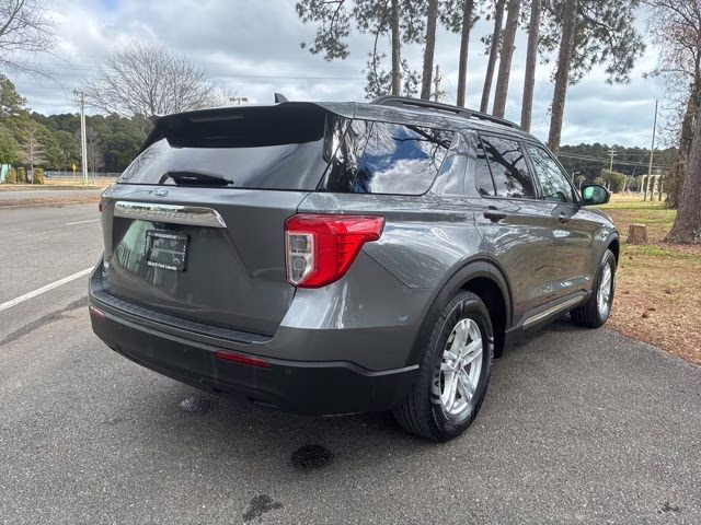 2022 Gray Metallic Ford Explorer XLT RWD SUV