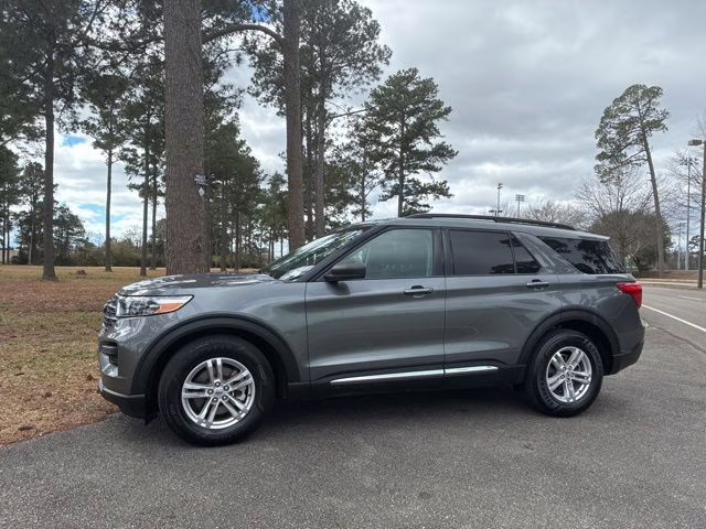 2022 Gray Metallic Ford Explorer XLT RWD SUV