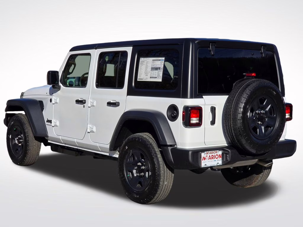 2026 Bright White Clearcoat Jeep Wrangler Sport 4X4 SUV