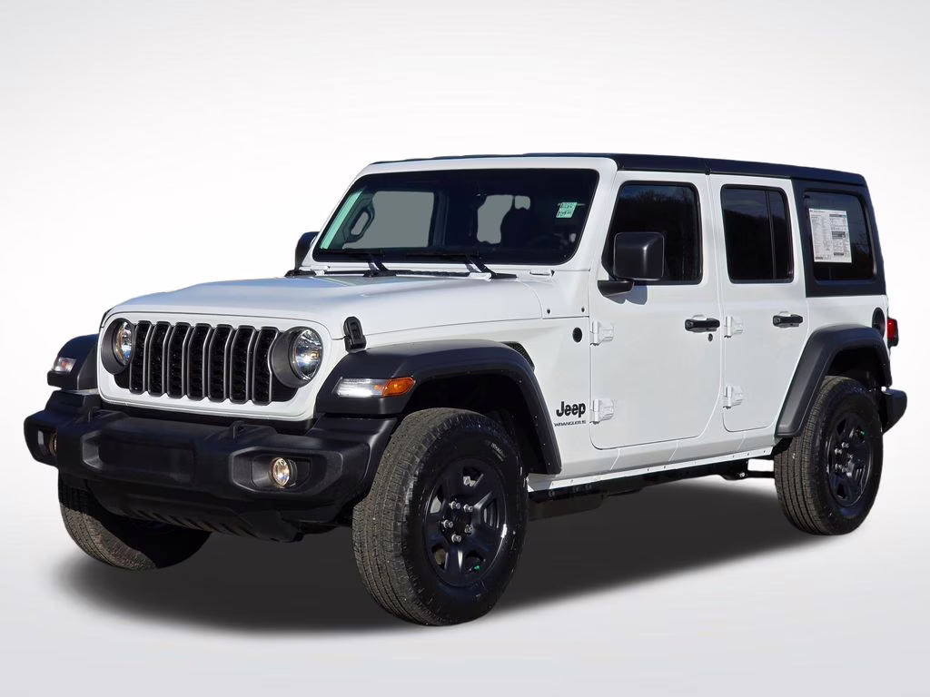 2026 Bright White Clearcoat Jeep Wrangler Sport 4X4 SUV