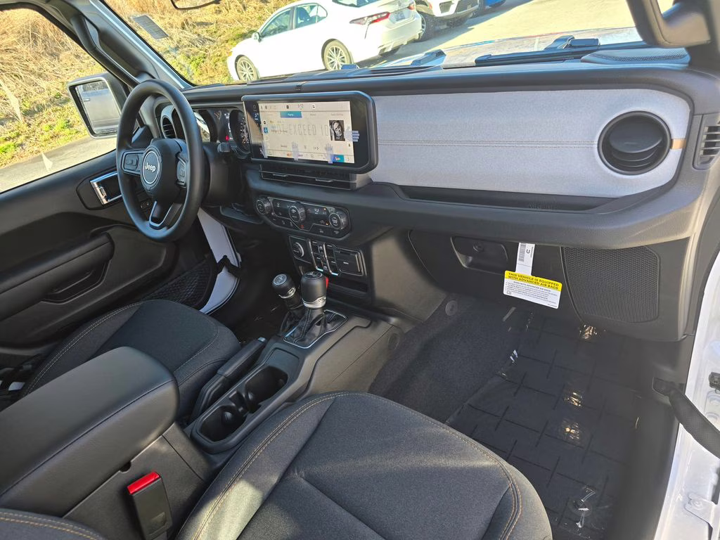 2026 Bright White Clearcoat Jeep Wrangler Sport 4X4 SUV