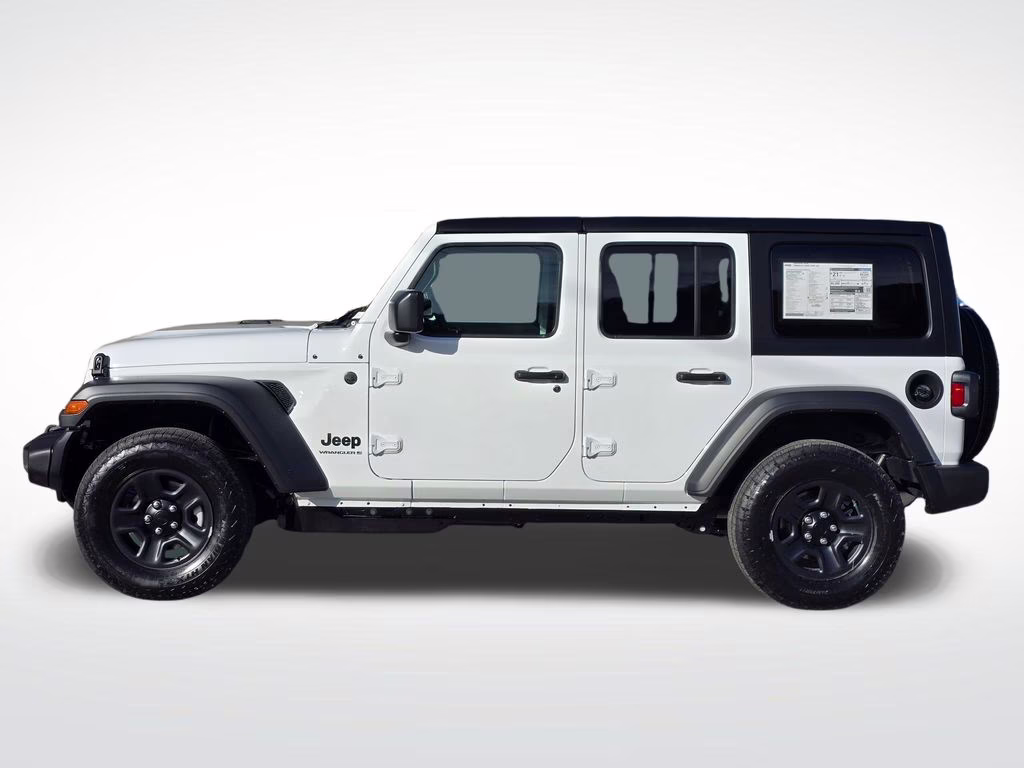 2026 Bright White Clearcoat Jeep Wrangler Sport 4X4 SUV