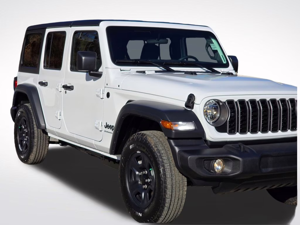 2026 Bright White Clearcoat Jeep Wrangler Sport 4X4 SUV