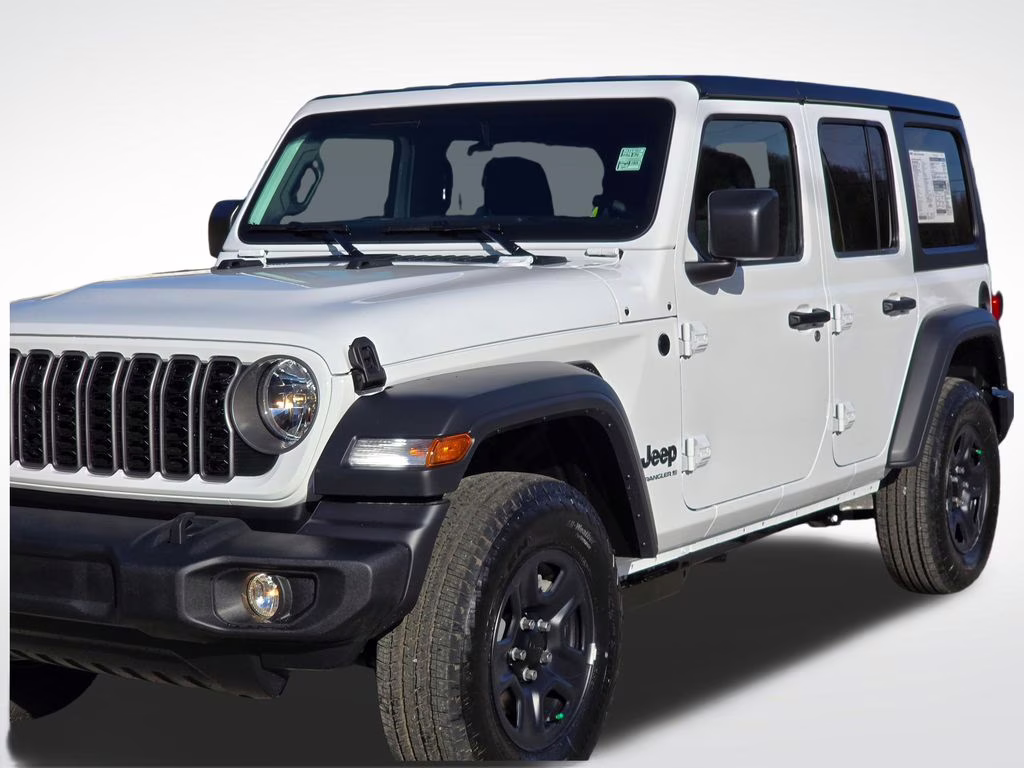 2026 Bright White Clearcoat Jeep Wrangler Sport 4X4 SUV
