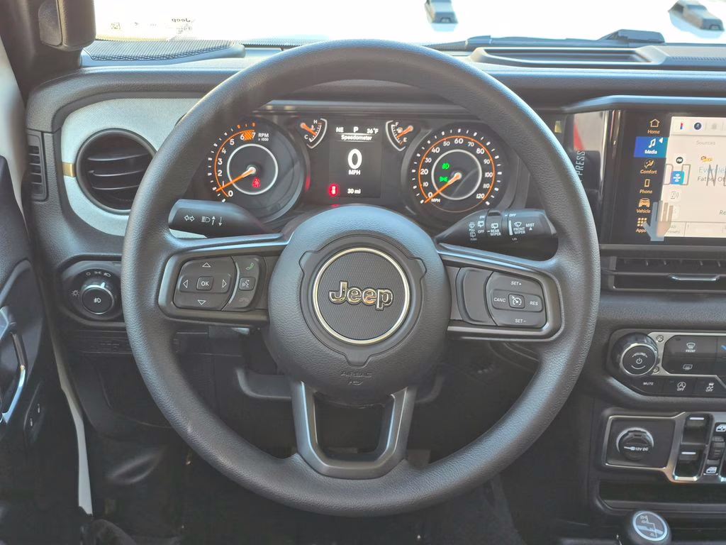 2026 Bright White Clearcoat Jeep Wrangler Sport 4X4 SUV