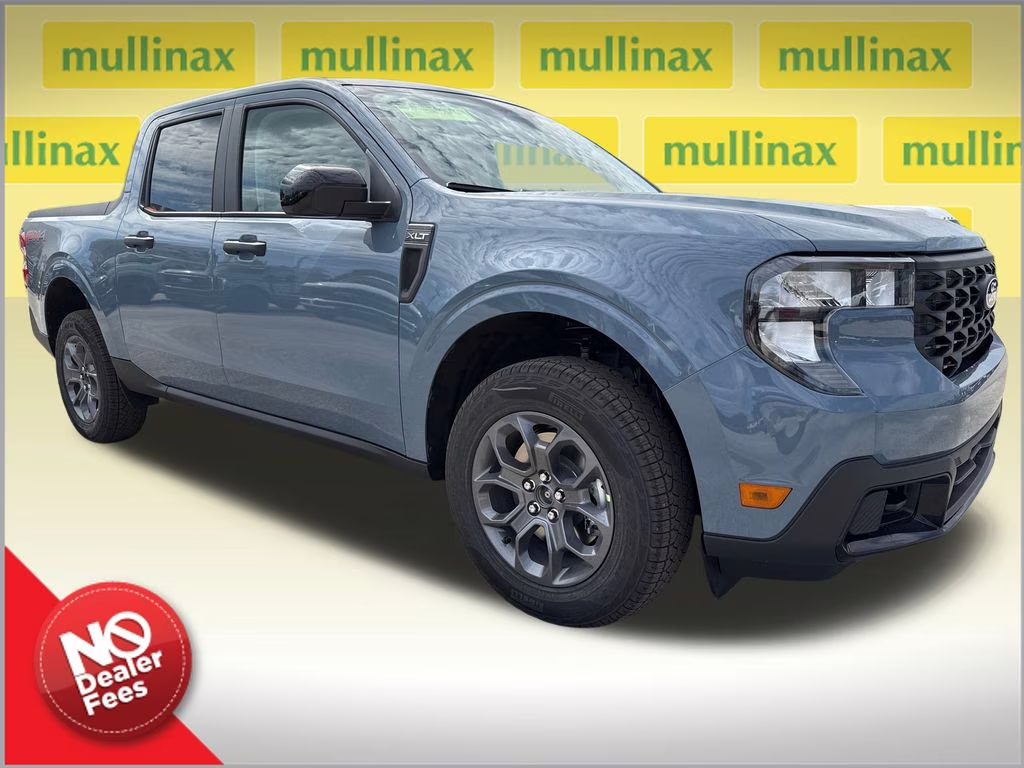 2026 Azure Gray Metallic Tri-Coat Ford Maverick XLT AWD Truck