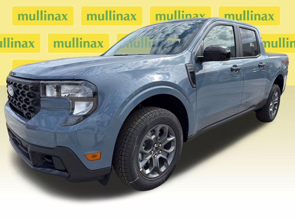 2026 Azure Gray Metallic Tri-Coat Ford Maverick XLT AWD Truck