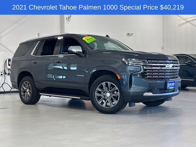 2021 Shadow Gray Metallic Chevrolet Tahoe Premier 4X4 SUV