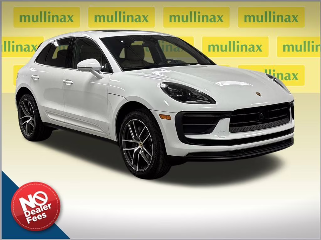 2024 White Porsche Macan Base AWD SUV