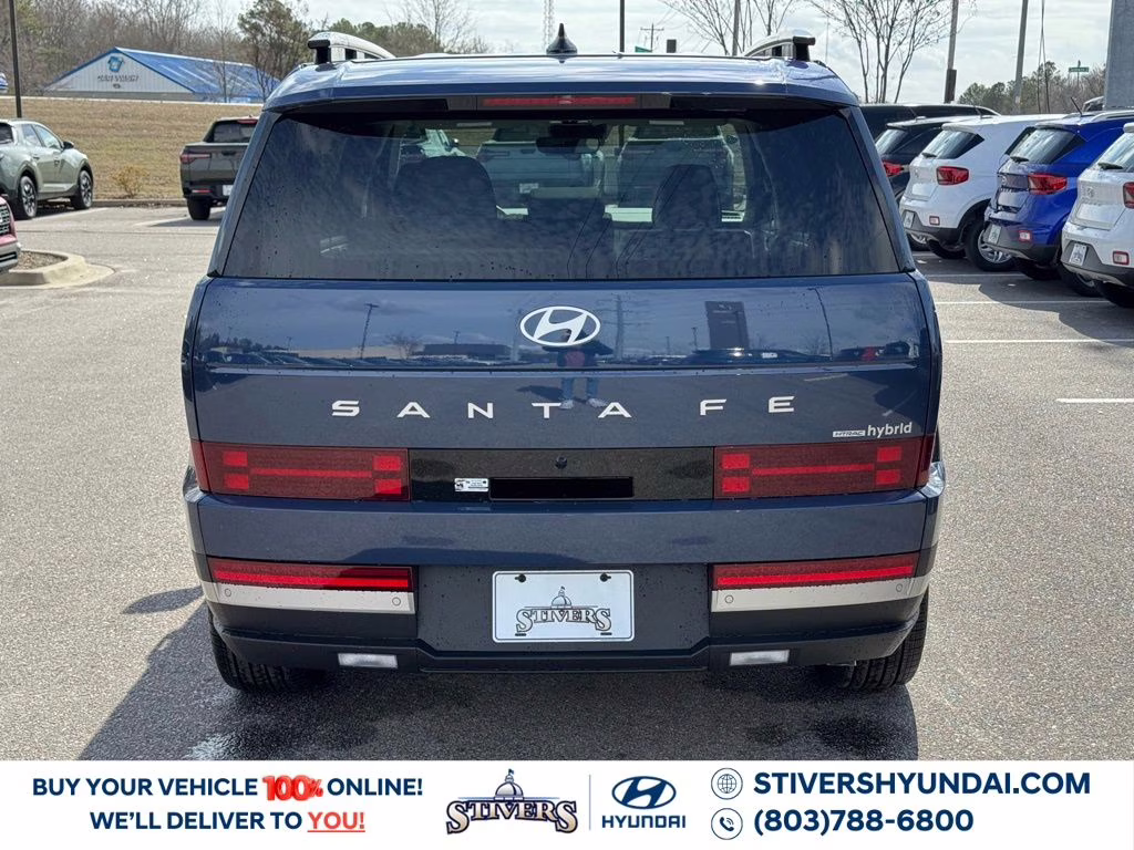 2026 Atlantis Blue Hyundai Santa Fe Hybrid Limited AWD SUV
