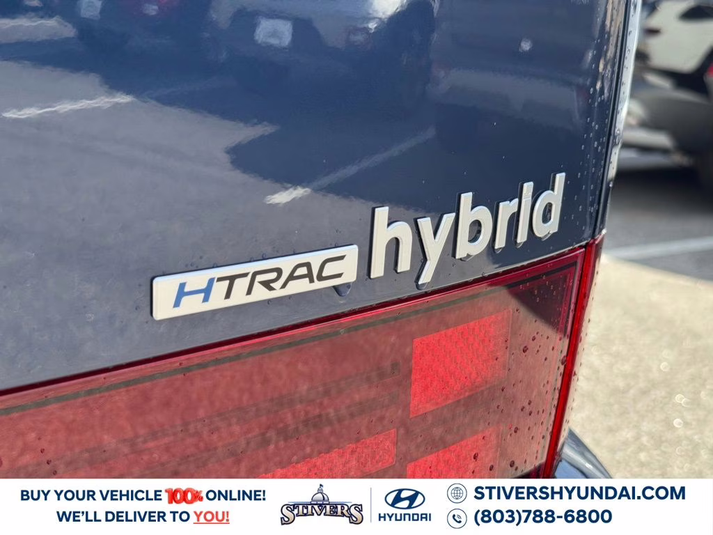 2026 Atlantis Blue Hyundai Santa Fe Hybrid Limited AWD SUV