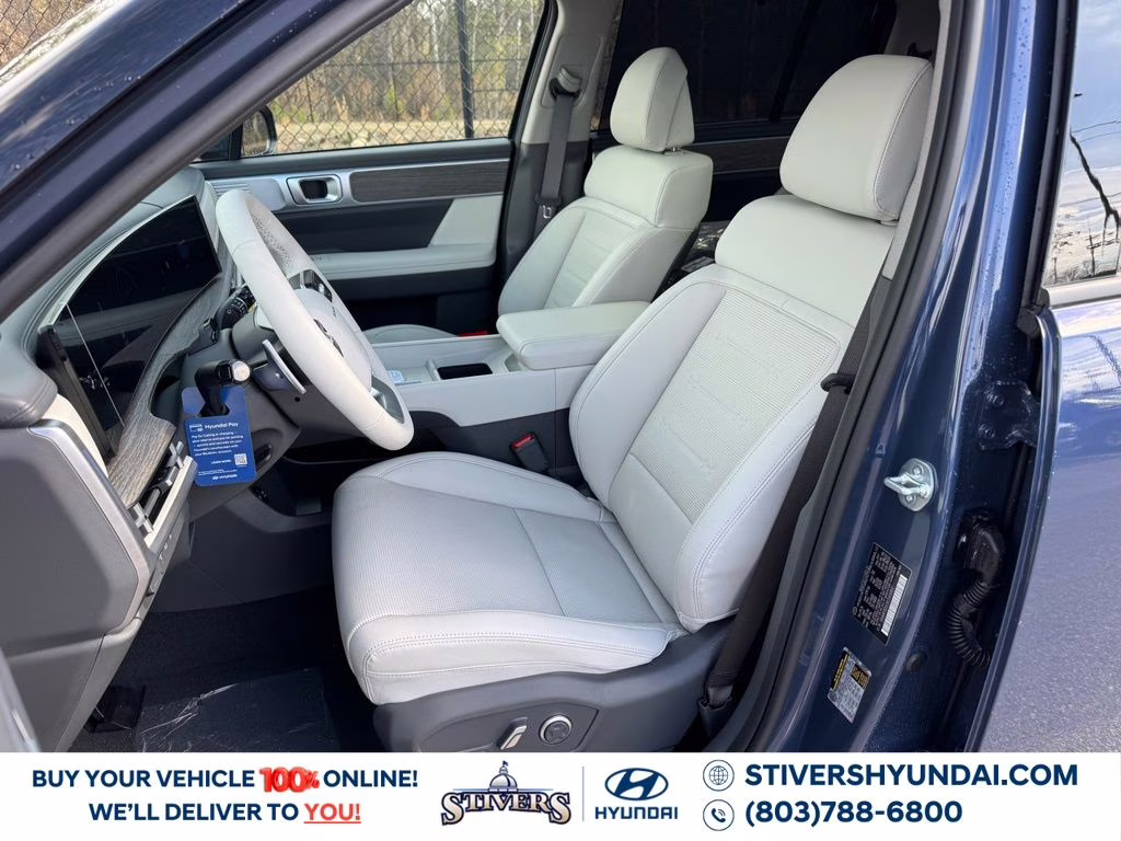 2026 Atlantis Blue Hyundai Santa Fe Hybrid Limited AWD SUV