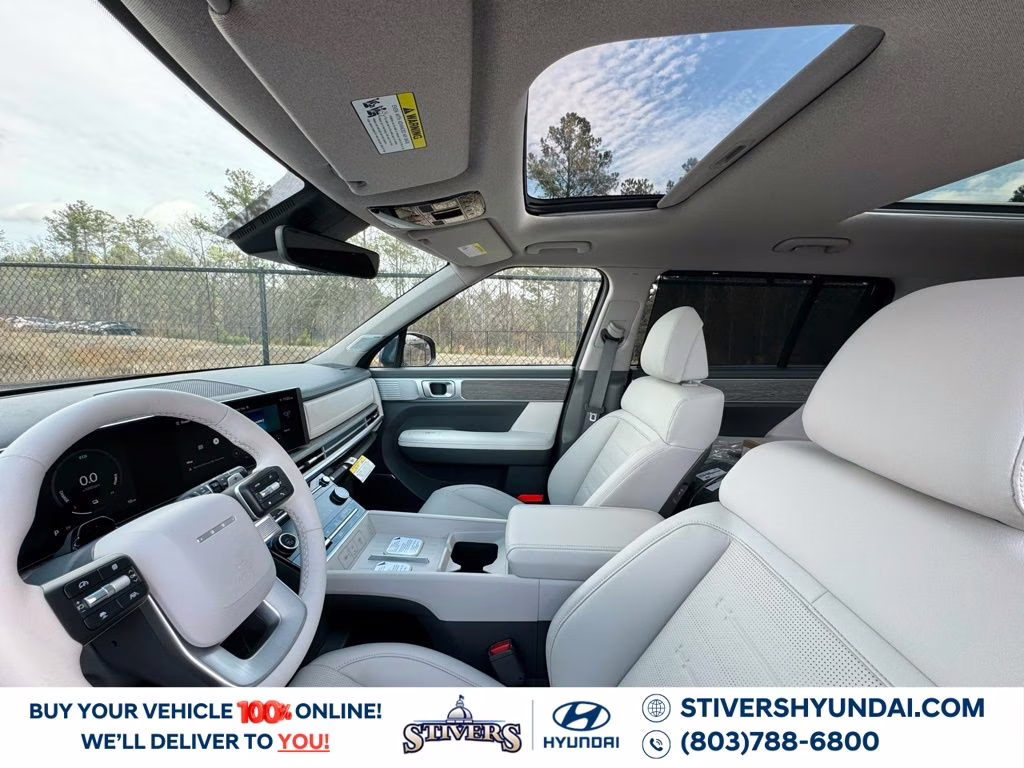 2026 Atlantis Blue Hyundai Santa Fe Hybrid Limited AWD SUV