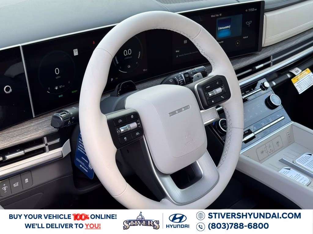 2026 Atlantis Blue Hyundai Santa Fe Hybrid Limited AWD SUV