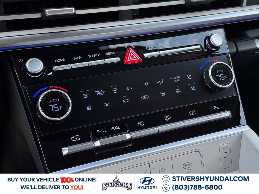 2026 Atlantis Blue Hyundai Santa Fe Hybrid Limited AWD SUV