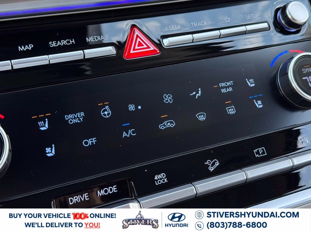 2026 Atlantis Blue Hyundai Santa Fe Hybrid Limited AWD SUV