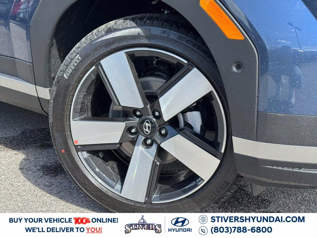 2026 Atlantis Blue Hyundai Santa Fe Hybrid Limited AWD SUV